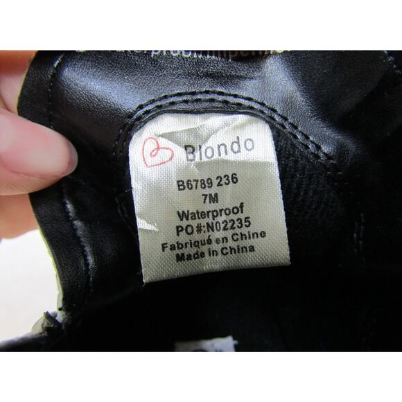 Blondo Womens Size 7 M Snake Skin Print Zip Waterproof Ankle Boots Booties - Picture 10 of 11